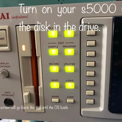 Akai S5000/S6000 upgrade to v2 floppy disk (latest update 2.14) s-5000 s-6000 image 2