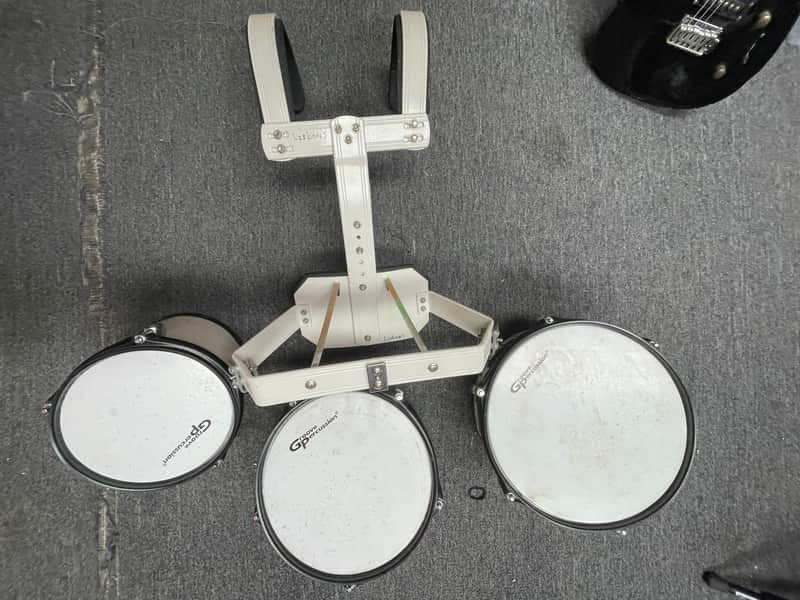 Grove Percussion Marching Toms (As Is) - White image 1