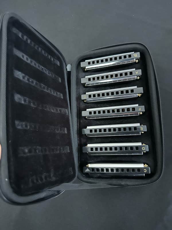 Hohner Blues Band 7-Piece Harmonica Set, model 1501/7 2016 image 1