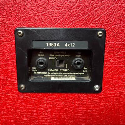 Marshall 1960A Limited Edition 1995 - Red image 5