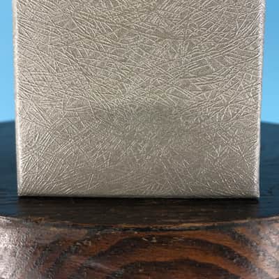 Burlington Recording 1/4" x 2.5" Heavy Duty SILVER Trident Metal Reel in Silver Box -3 Windage Holes image 3