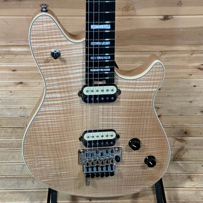 EVH Wolfgang USA Electric Guitar - Natural 5A Flame Top image 1