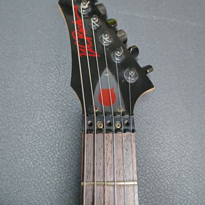 B.C. Rich Joey Jordison Signature Warlock Murderdolls - White Blood Splatter image 6