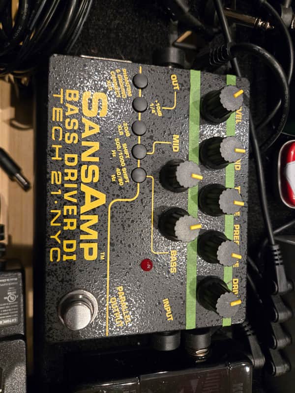 Tech 21 Sansamp Bass Driver D.I. V2 2016 - Present - Black image 1