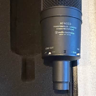 Audio-Technica AT4033a Large Diaphragm Cardioid Condenser Microphone 2010s - Black image 2