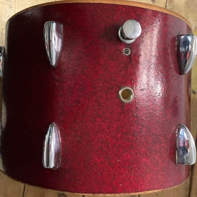 Tromsa 8.5x12 tom shell 1960s - Red Sparkle image 3