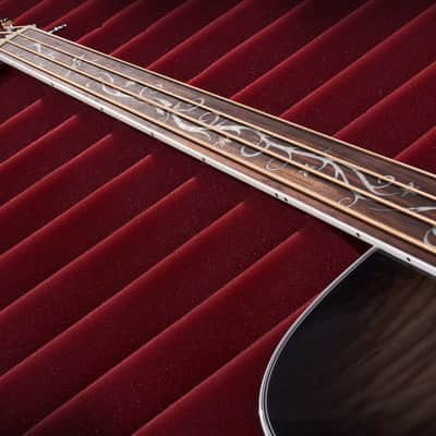Michael Kelly Dragonfly 4 Fretless Acoustic Bass w/ Smoke Burst Finish MKD4FSBSFR image 3