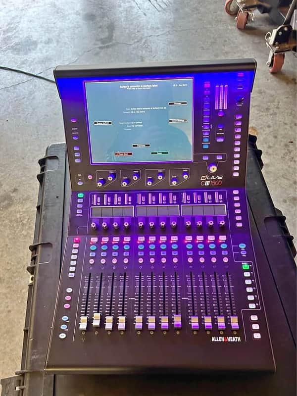 Allen & Heath dLive CTI1500 Surface + CDM32 MixRack & SKB Flight Case Package image 1
