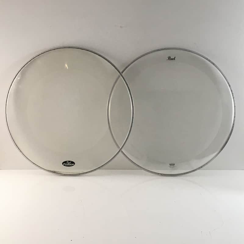 Pearl ProTone Series / Remo Kick Bass Drum Batter Reso Heads 22” Internal Muffle Rings image 1