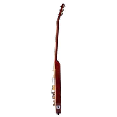 Like new Indio 66 DLX Plus Electric Guitar with Mahogany Bound Body, 2x Humbuckers with Gig Bag image 4
