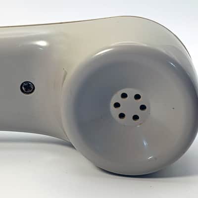 Custom Lo-Fi Telephone Microphone - NT Athena 1980’s Phone Mic - Grey w/ Base image 5