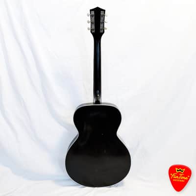 1960s Silvertone 658 “Tuxedo” Archtop Acoustic Guitar by Kay – “The Wolf” image 10