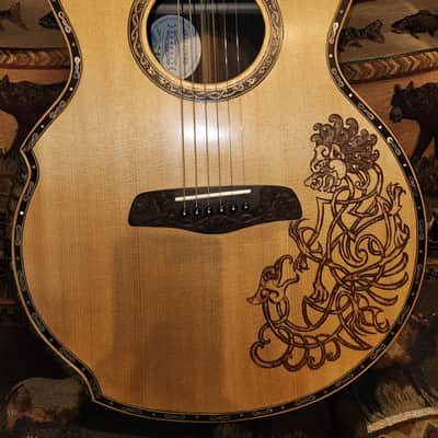 Blueberry Guitar Special Custom Grand Concert Rosewood Acoustic 6 String image 2