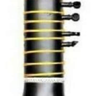 Handmade Electric Tun Wood Black Sitar Hand Paint Indian Musical String Travel With Fiber Case image 6