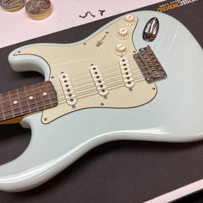 Fender Research and Development one off red cedar 60s vintage stratocaster chris fleming sonic blue image 15