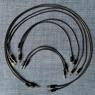 myVolts Candycords Halo LED Light Up Modular Patch Cables Liquorice Black MINT! image 1