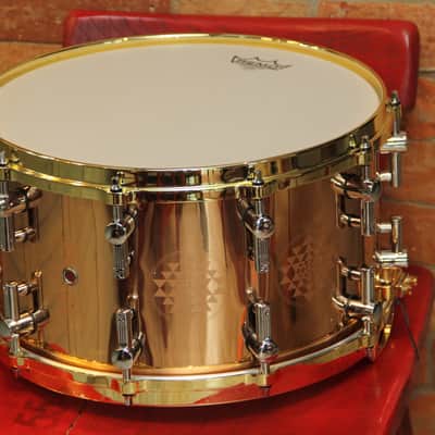 Sonor 8x14" Danny Carey Signature Bronze Snare Drum image 5