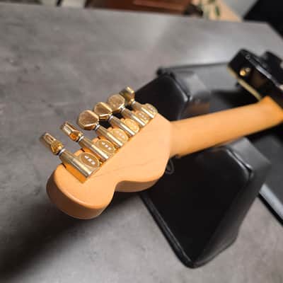 ESP Telecaster Custom Shop TE HH Fender Headstock Troublemaker LP 4-Knob MIJ Japan Tele Mahogany Body Maple Cap Pro Artist Vintage Guitar Deluxe Abalone Dot Inlays image 21