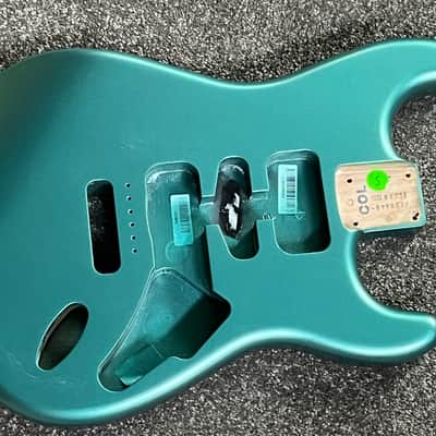 Fender American Pro Classic Stratocaster guitar body Alder Faded Sherwood Green image 1