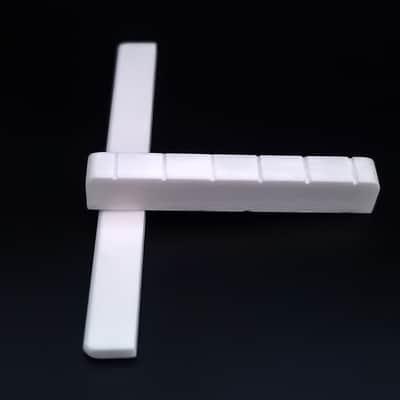 6 String Bone Classical Guitar Bridge Saddle And Nut White Bone Bridge Replacement image 2