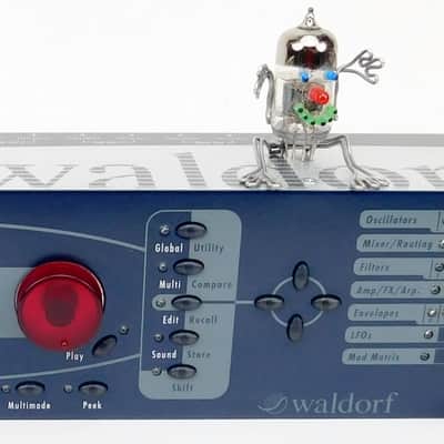 Waldorf Micro Q Synthesizer Rack Blue + Neuwertig + 1,5 Jahre Garantie image 7