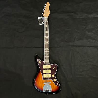 Revelation RJT-60 B SB 6-String Electric Bass Guitar, Sunburst image 1