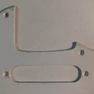 Telecaster/Stratocaster Hybrid Style Pickguard - White/Aged White image 3