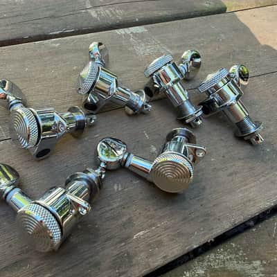 Reverend 6 In Line Locking Tuners, pin-lock image 4