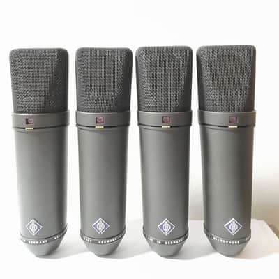 Neumann U 87 microphones sequential serial numbers-1979- Matte Black image 1