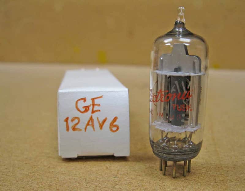 General Electric 12AV6 Tube image 1