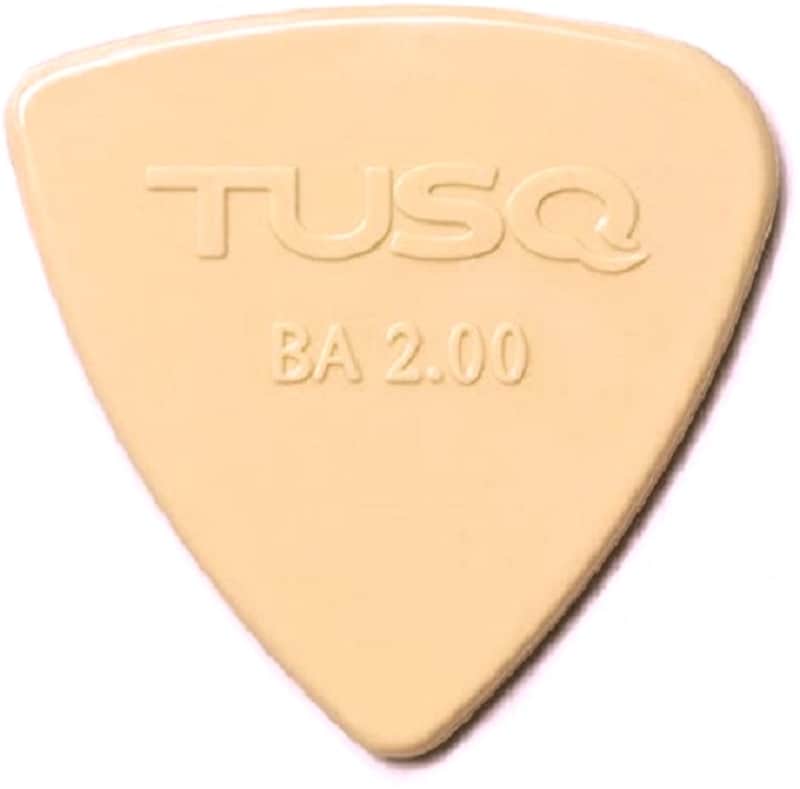 Graph Tech Tusq Picks Bi-Angle Shape 2.00mm Warm Tone Vintage 4 pieces image 1