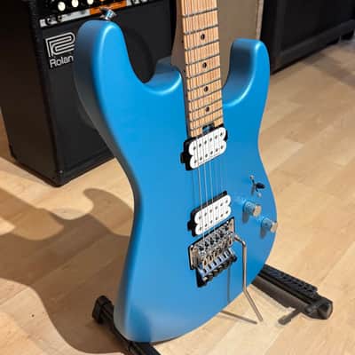 Charvel - "San Dimas "Pro Mod " Style -1 Roasted Maple - Matte Blue Frost w/ SKB HD Case (2017) - USED image 5