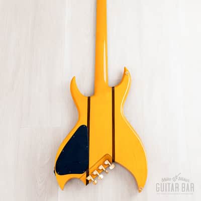 1991 BC Rich Bich 8-String Vintage Neck Through Bass Natural w/ Case, Japan NJ image 3