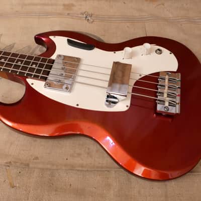 Gibson Melody Maker Bass SG EB 1968 - Sparkling Burgundy Metallic image 14