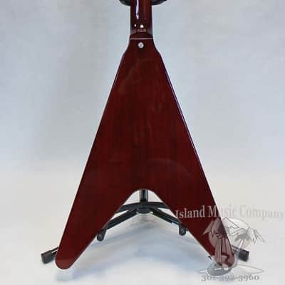 Gibson Flying V 4 String Bass Guitar Cherry Finish with Hardshell Case image 21