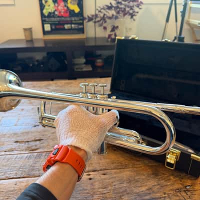 Yamaha YTR-5335GSAL Allegro Bb Trumpet 2010s - Silver image 2