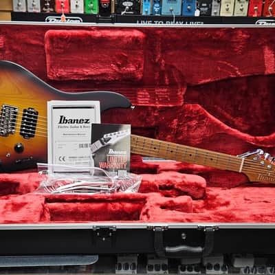 Ibanez Prestige AZ2402 Electric Guitar - Tri Burst Fade Flat 2025 image 8
