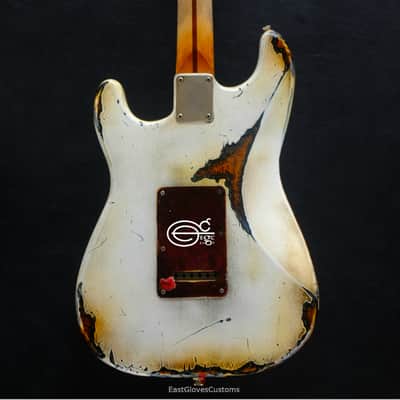 Fender Stratocaster Vintage White/Sunburst Custom Shop Texas Special Heavy Aged Relic  (RARE) image 17