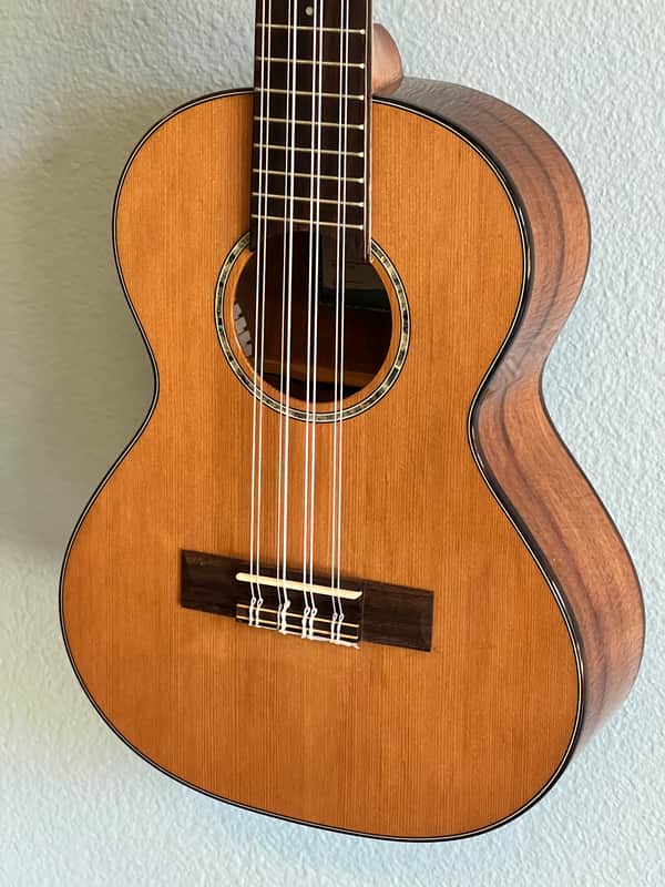 Kala KA-SCAC-T Solid Cedar Top Acacia Tenor 8-String ukulele - Gloss image 1