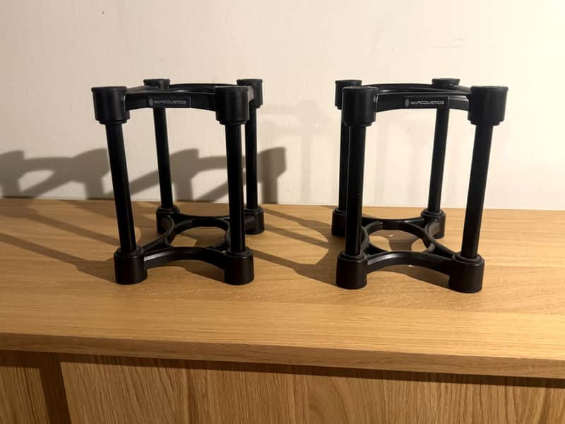 IsoAcoustics ISO-155 Medium Studio Monitor Isolation Stands (Pair) 2017 - Present - Black image 1
