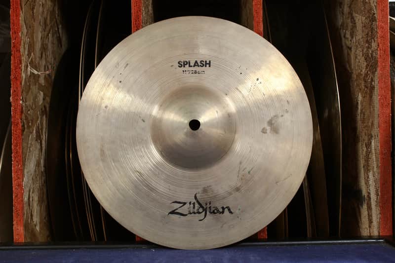 1930-40s A. Zildjian 11" First Stamp Splash 266g – Factory Ink Stamped image 1