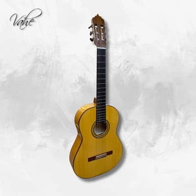 Vahe Flamenco Guitar Blanca, Handcrafted French Polish image 2