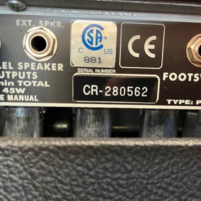 Fender '65 Super Reverb Reissue 45-Watt 4x10" Guitar Combo 2001 - Present - Black image 4