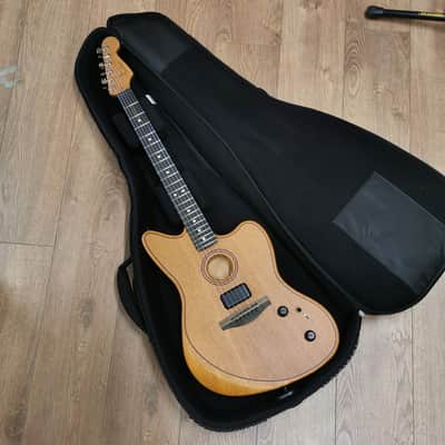 Fender American Acoustasonic Jazzmaster - Ebony Fingerboard, Natural, Used image 13