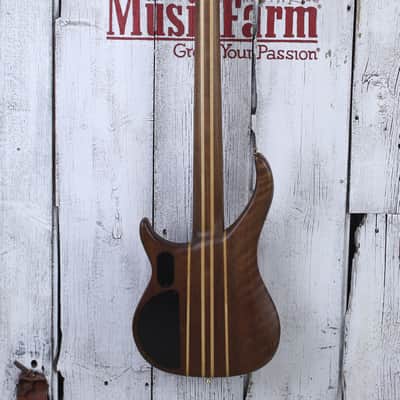 Peavey Cirrus 5 Bubinga Bass 5 String Electric Bass Guitar Natural with Gig Bag image 7