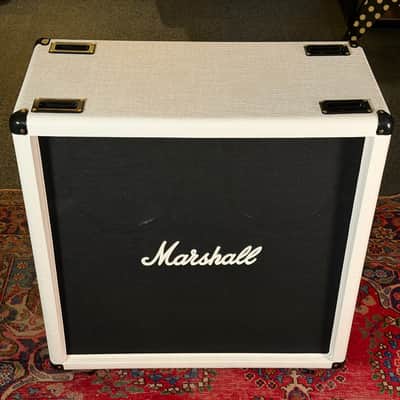 Marshall 1960B 4x12" Straight Guitar Speaker Cabinet 1970's Re-Finished - White image 2