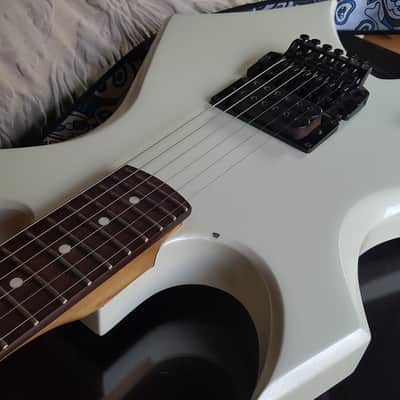 BC Rich Warlock LEFT Handed USA Custom Shop 1987 White Pearlescent image 21
