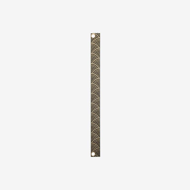 Big T Music Ltd - 2hp Gap Banisher Eurorack Blanking Panel - Black And Gold image 1