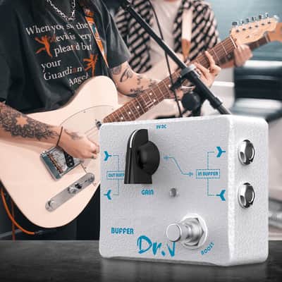 JOYO Buffer Pedal Effect Built-in Double Buffer Groups and Boost for Electric Guitar Bypass High-end Edition Dr.J Series (D57) image 7