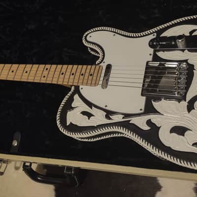 2009 Fender Telecaster USA Highway One (Hwy 1 Tele) w/Waylon Jennings-style Custom Leather Cover/Wrap & G&G Hard Case image 11
